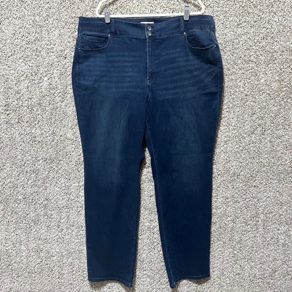Lane Bryant Jeans Women's 26XL Flex Waistband Tighter Tummy High-Rise Straight